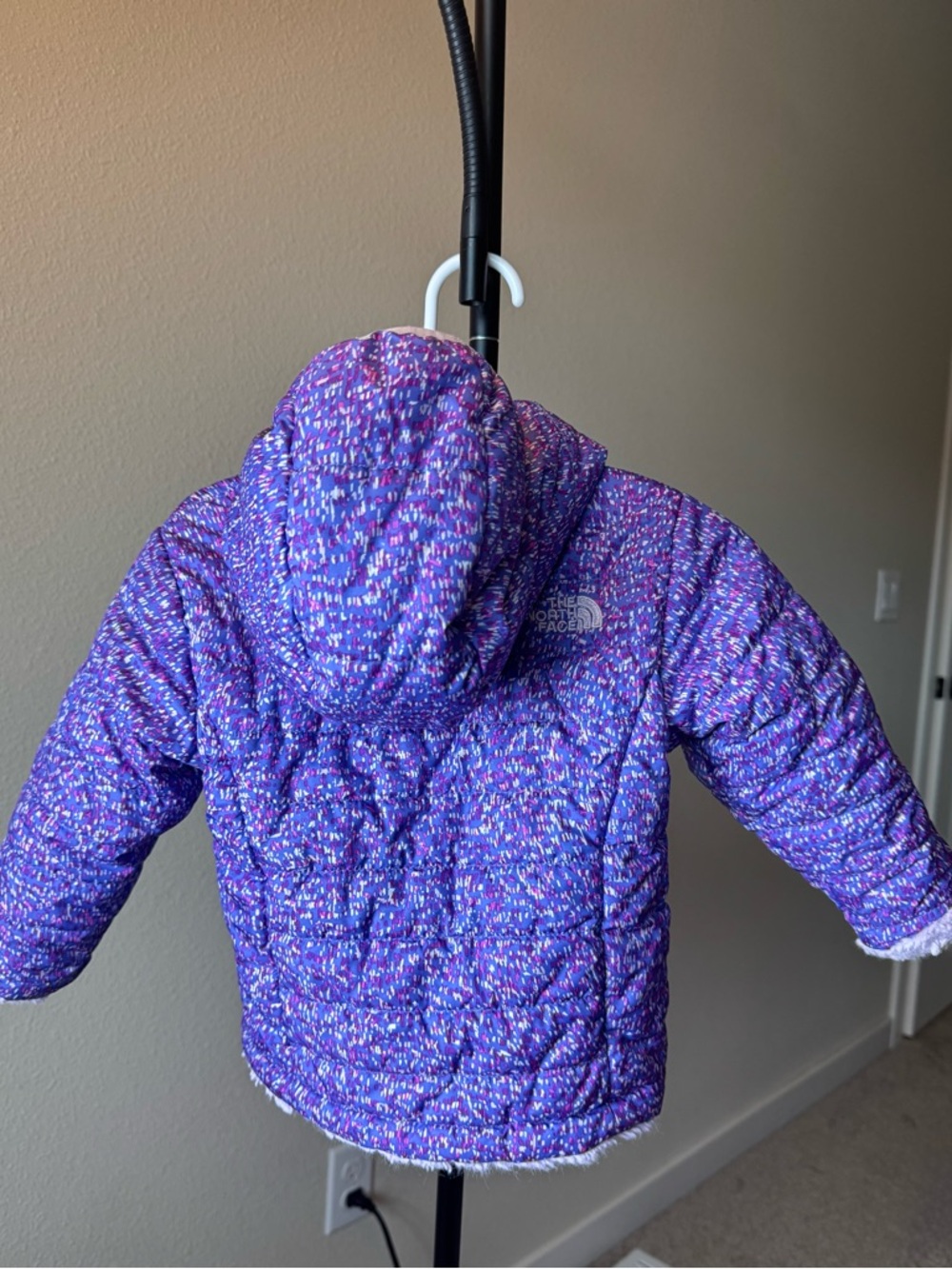 The North Face Purple Reversible Baby Jacket - Picture 3 of 5